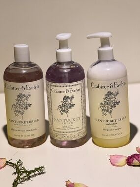 Crabtree Nantucket Briar 3pc Luxury Bath Set